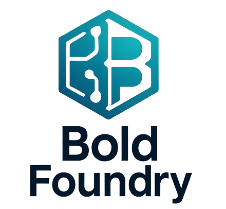 Bold Foundry Digital Marketing logo with transparent background for San Diego web design